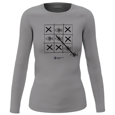 Fish Tick Tack Toe Women Long Sleeve Shirt